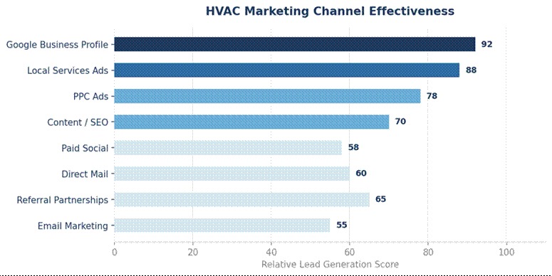 hvac marketing channels